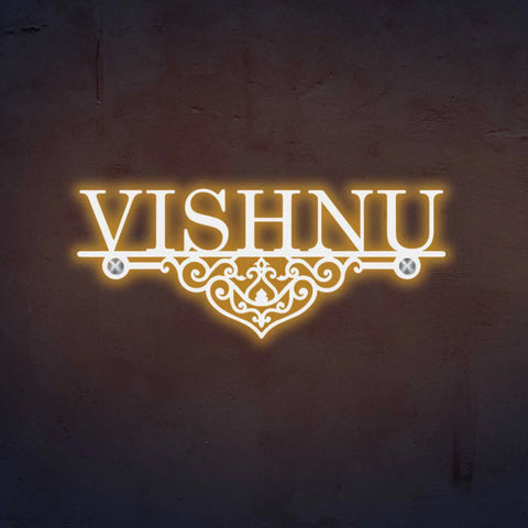 Personalized Laser Cut Elegant Design Metal Name Plate for Home