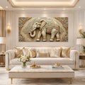 Designer Ganesha Elephant 3D Wall Art for Living Room and Home Decor