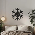 Snowflake Winter Design Metal Wall Art