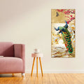Pair of Peacock Canvas Wall Painting Decor Mantra