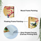 Pair of Peacock Canvas Wall Painting Decor Mantra