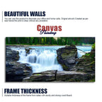Panoramic Canvas Wall Painting of Amazing Waterfall View DECORMANTRA