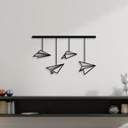 Paper Plane Metal Wall Art - Decor Mantra 