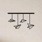 Paper Plane Metal Wall Art - Decor Mantra 