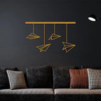 Paper Plane Metal Wall Art - Decor Mantra 