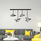 Paper Plane Metal Wall Art - Decor Mantra 