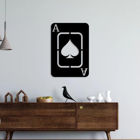 Playing Card Metal Wall Art - Decor Mantra 