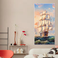 Premium Canvas Wall Painting of Barque The Sailing Ship DECORMANTRA