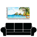 Premium Canvas Wall Painting of Beautiful Beach Scenery DECORMANTRA