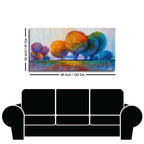 Premium Canvas Wall Painting of Beautiful Colorful Trees DECORMANTRA