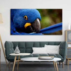 Premium Wall Painting of Blue Mascaw Parrot DECORMANTRA