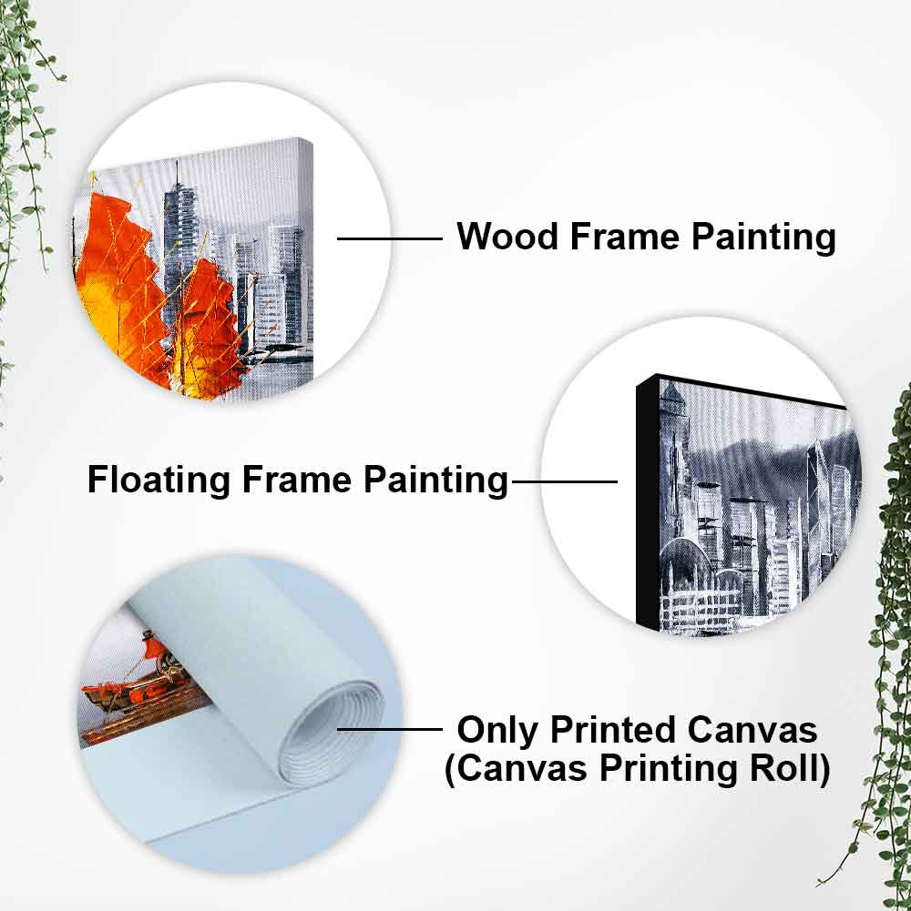 Premium Wall Painting of Victoria Harbor, Hong Kong DECORMANTRA