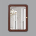 Premium Wooden Brown Bathroom Cabinet with Mirror & 7 Spacious Shelves - Decor Mantra 