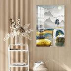 Foggy Forest Morning Acrylic Wall Art DECORMANTRA