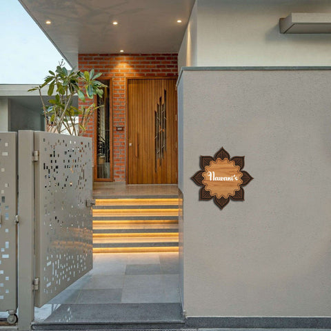 Crystal Clear Acrylic Nameplate - Perfect for Home and Office Décor