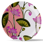 Pichwai Print Porcelain Wall Plate - Harshita Craft