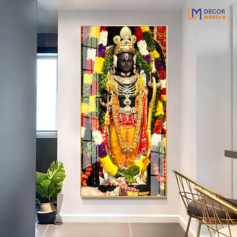 Shri Ram's Blessing Acrylic Premium Painting