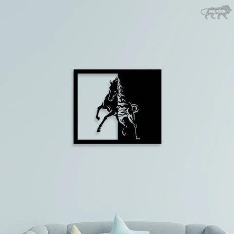 Running Horse Metal Wall Art - Decor Mantra 