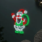 Santa Claus LED Neon Light DECORMANTRA