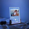Personalized Photo Night Light Plaque, Custom Couple Song Music Plaque, Custom Nightlight, Music Lover Gift, Mother's Day Gift, Gift for Mom - Harshita Craft