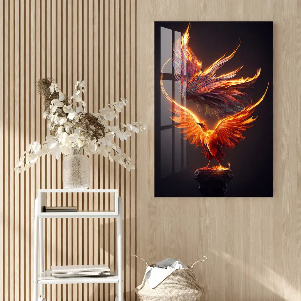 Mythological Bird Acrylic Wall Art DECORMANTRA
