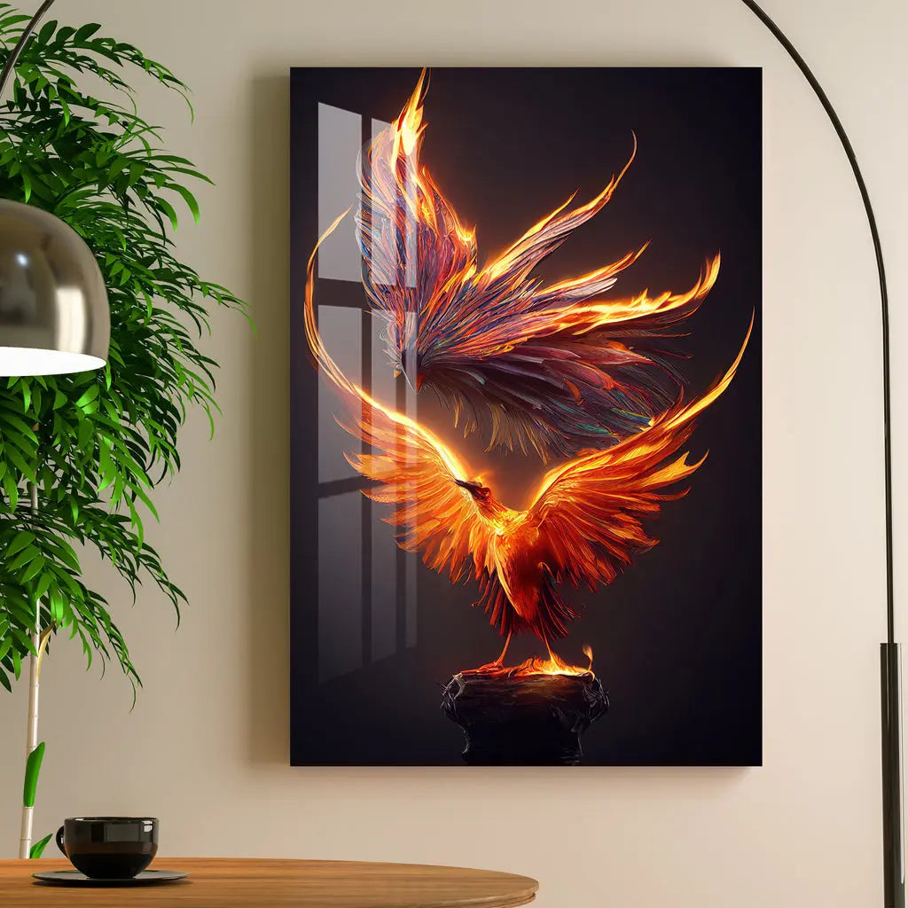 Mythological Bird Acrylic Wall Art DECORMANTRA