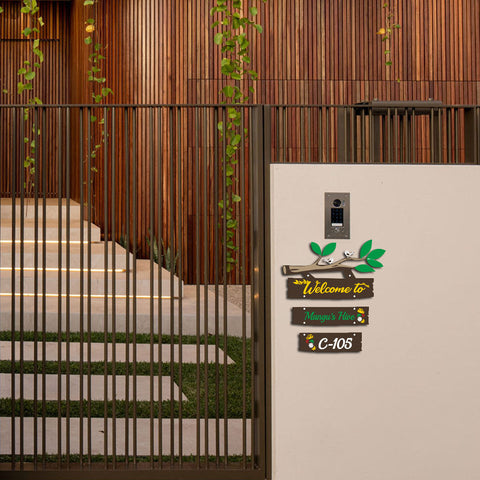 Customizable Acrylic Office Name Plate - Elegant & Long-Lasting