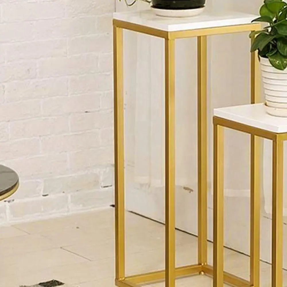 Minimalist Design Golden Table Set of 3 - Decor Mantra 