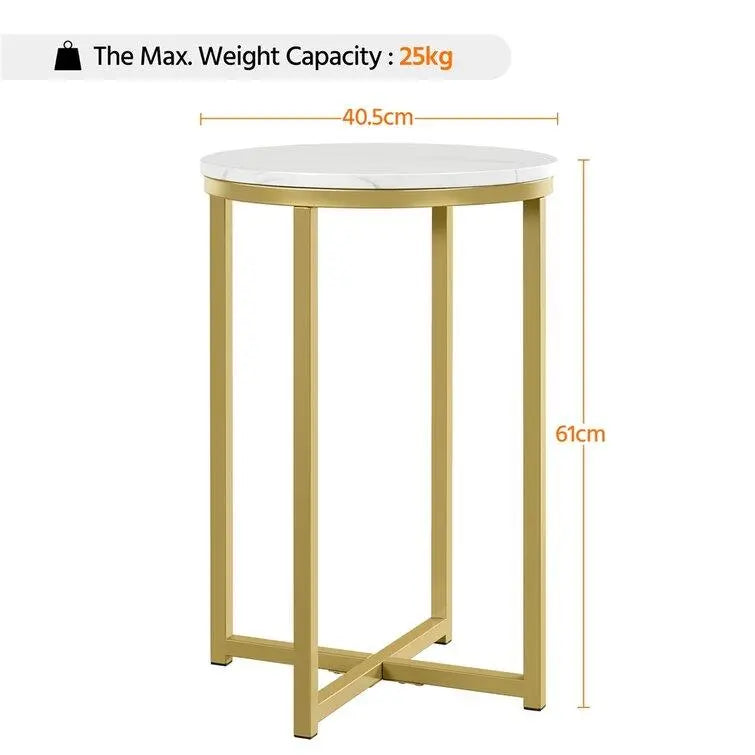 Circular Side Table - Decor Mantra 