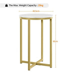 Circular Side Table - Decor Mantra 