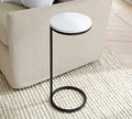 Elegant Round Marble C-Table - Decor Mantra 