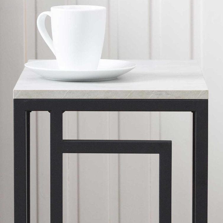 Sleek C-Shaped End Table for Sofa - Decor Mantra 