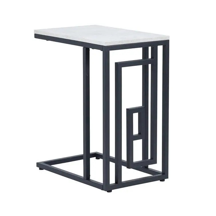 Sleek C-Shaped End Table for Sofa - Decor Mantra 