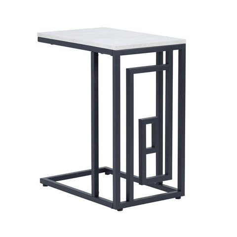 Sleek C-Shaped End Table for Sofa - Decor Mantra 