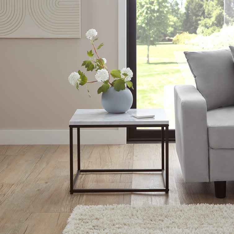 Sleek Marble Side Table - Decor Mantra 