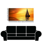 Sailing in Sunset Canvas Wall Painting DECORMANTRA