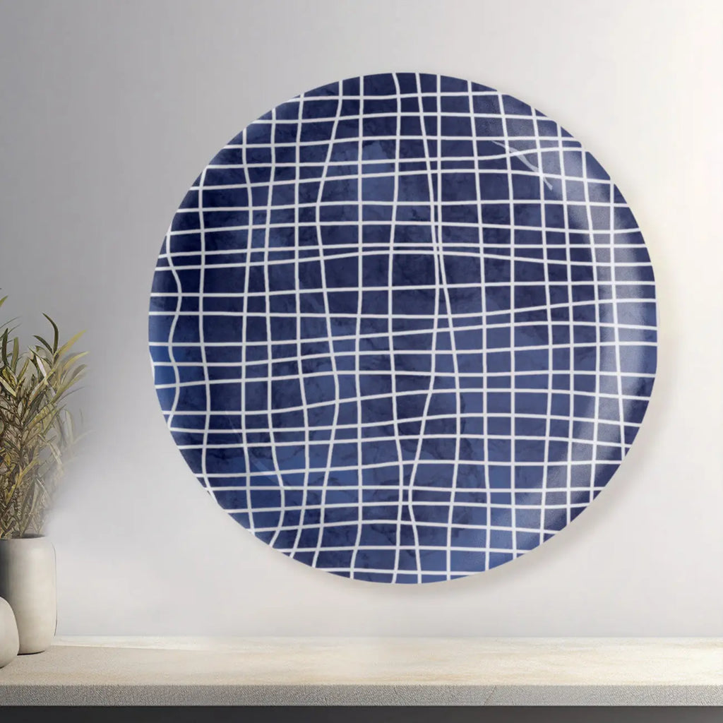 Nautical Nightfall Wall Plates Set of 3 - Harshita Craft