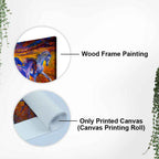 Seven Horse Running in Field Canvas wall Painting DECORMANTRA
