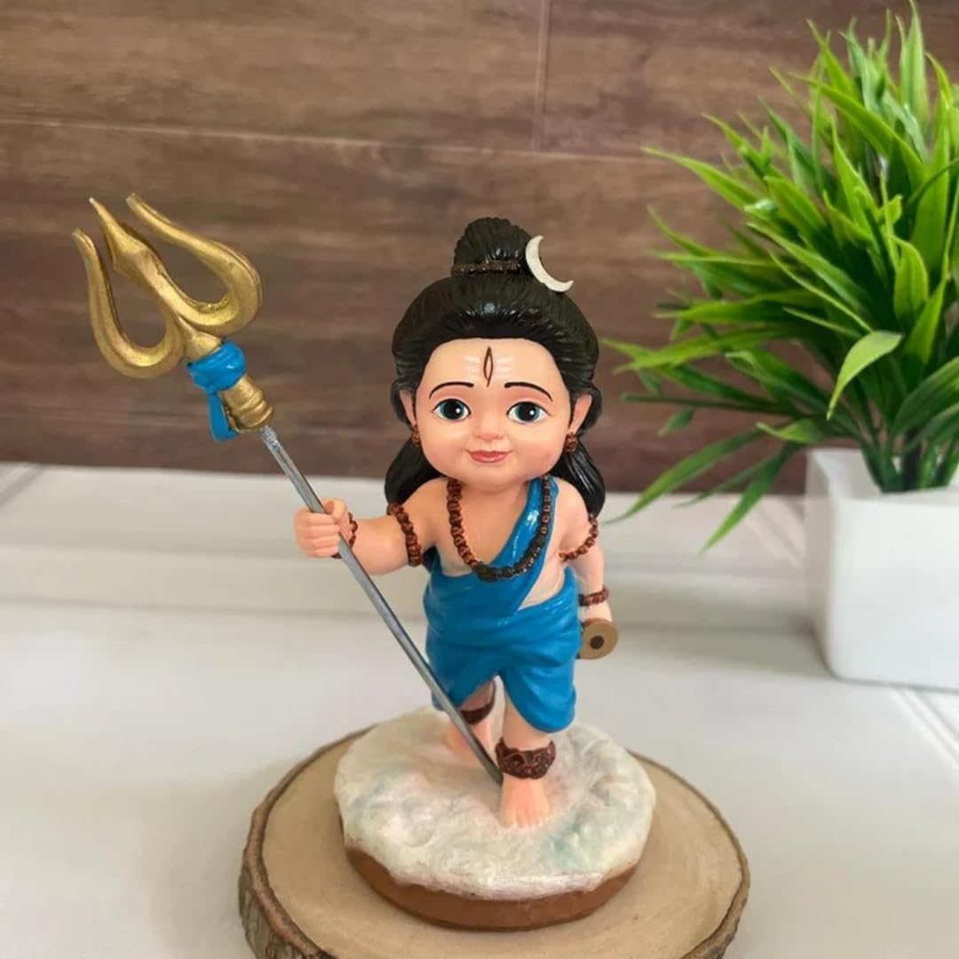 Baal Shiva Idol for Car Dashboard