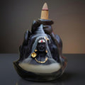 Adiyogi Shiva Idol Backflow Smoke Fountain – Lord Shiva Idol for Home, Pooja Room & Meditation | Adiyogi Shiva Incense Holder - Harshita Craft