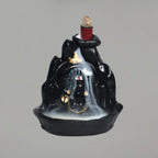 Adiyogi Shiva Idol Backflow Smoke Fountain – Lord Shiva Idol for Home, Pooja Room & Meditation | Adiyogi Shiva Incense Holder - Harshita Craft