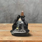 Adiyogi Shiva Idol Backflow Smoke Fountain – Lord Shiva Idol for Home, Pooja Room & Meditation | Adiyogi Shiva Incense Holder - Harshita Craft
