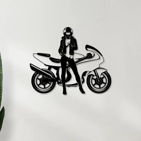 Sports Bike Metal Wall Art - Decor Mantra 