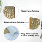 Swamp Deer in Forest Premium Canvas Wall Painting DECORMANTRA