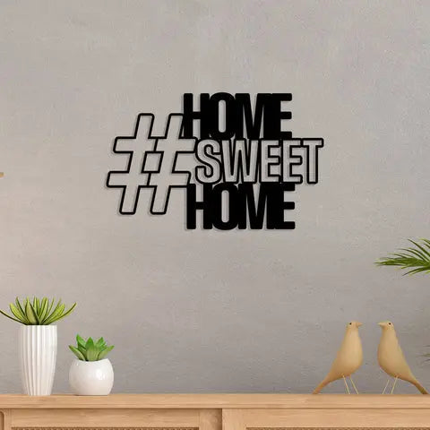 Sweet Home Metal Wall Art Decor Mantra