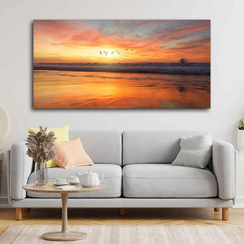 Canvas Wall Painting of Beautiful Sunset - Decor Mantra 