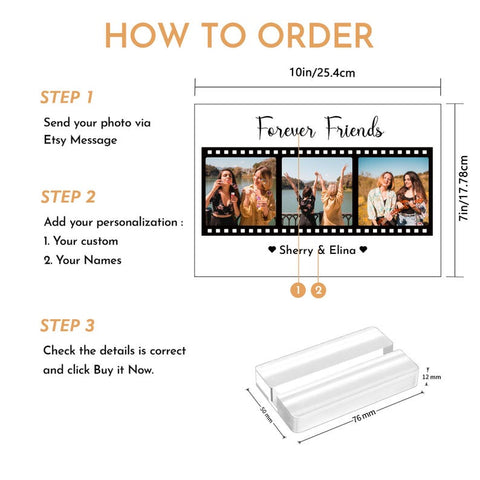 Custom Night Light Best Friend Gifts, Soul Sister Plaque Christmas Gift, Birthday Gift for Her, Personalized Photo Sign, Personalized Gifts