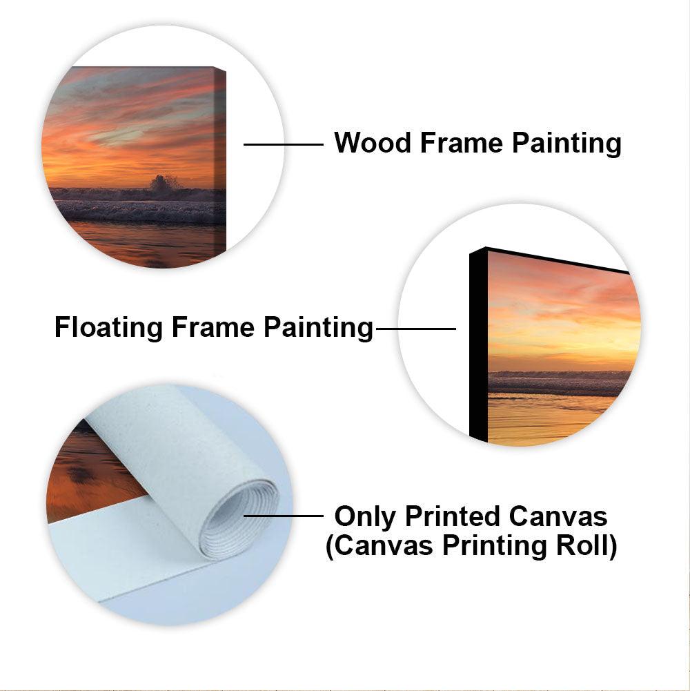 Canvas Wall Painting of Beautiful Sunset - Decor Mantra 