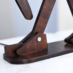 Wooden Walking Figurine Modern Artistic Table Night Lamp for Home Decor - Decor Mantra 