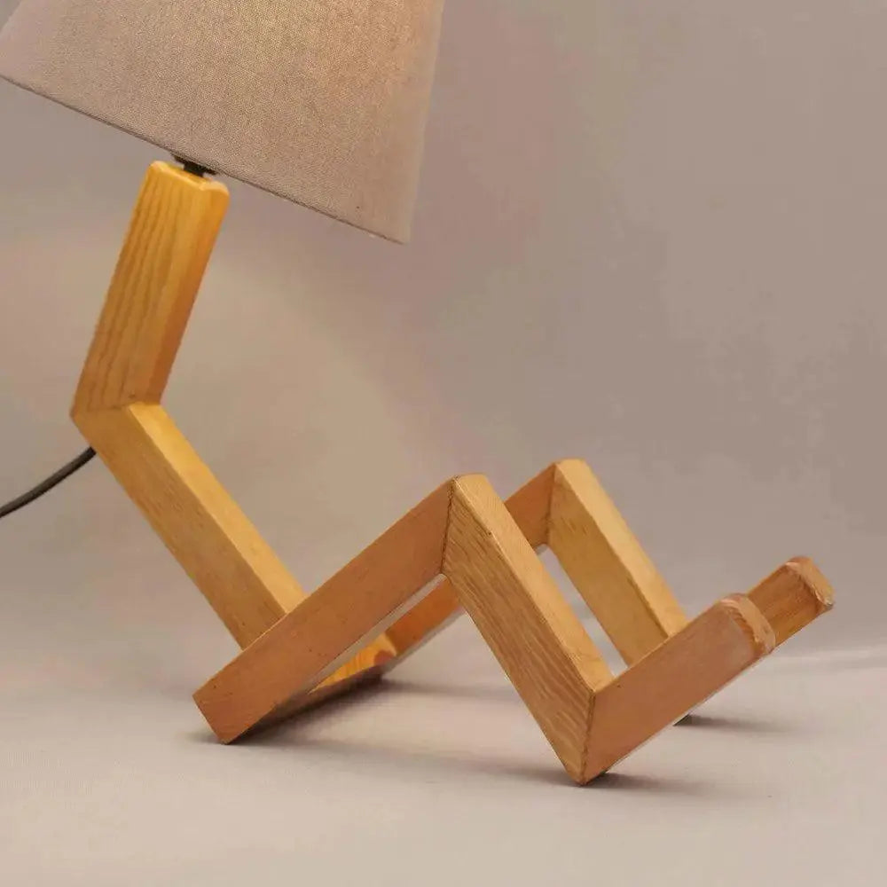 Designer Night Lamp Sitting Figurine Table Light for Bedroom - Decor Mantra 
